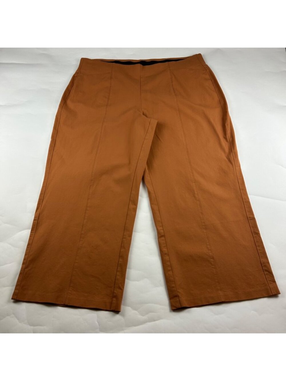 Old Navy Soft Bronze Stretch Canvas High Rise Wide Leg Pixie Pant 3X
